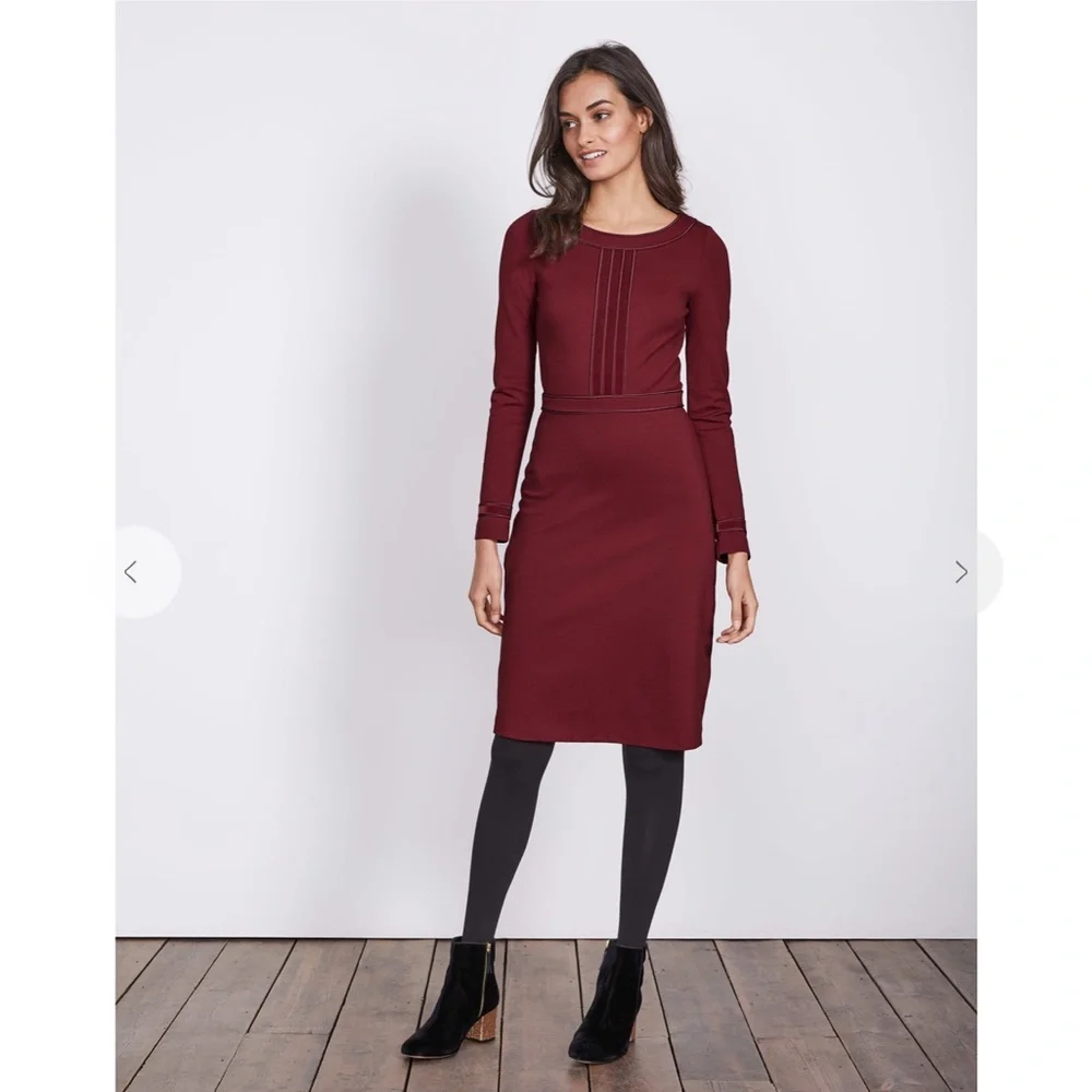 Boden NWOT Gisele Ponte Dress size 8L - Picture 3 of 17